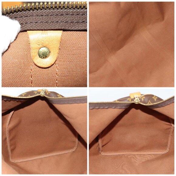 LOUIS VUITTON Monogram Keepall Bandouliere 55 Boston Bag M41414 LV Auth 119520 - Picture 15 of 16
